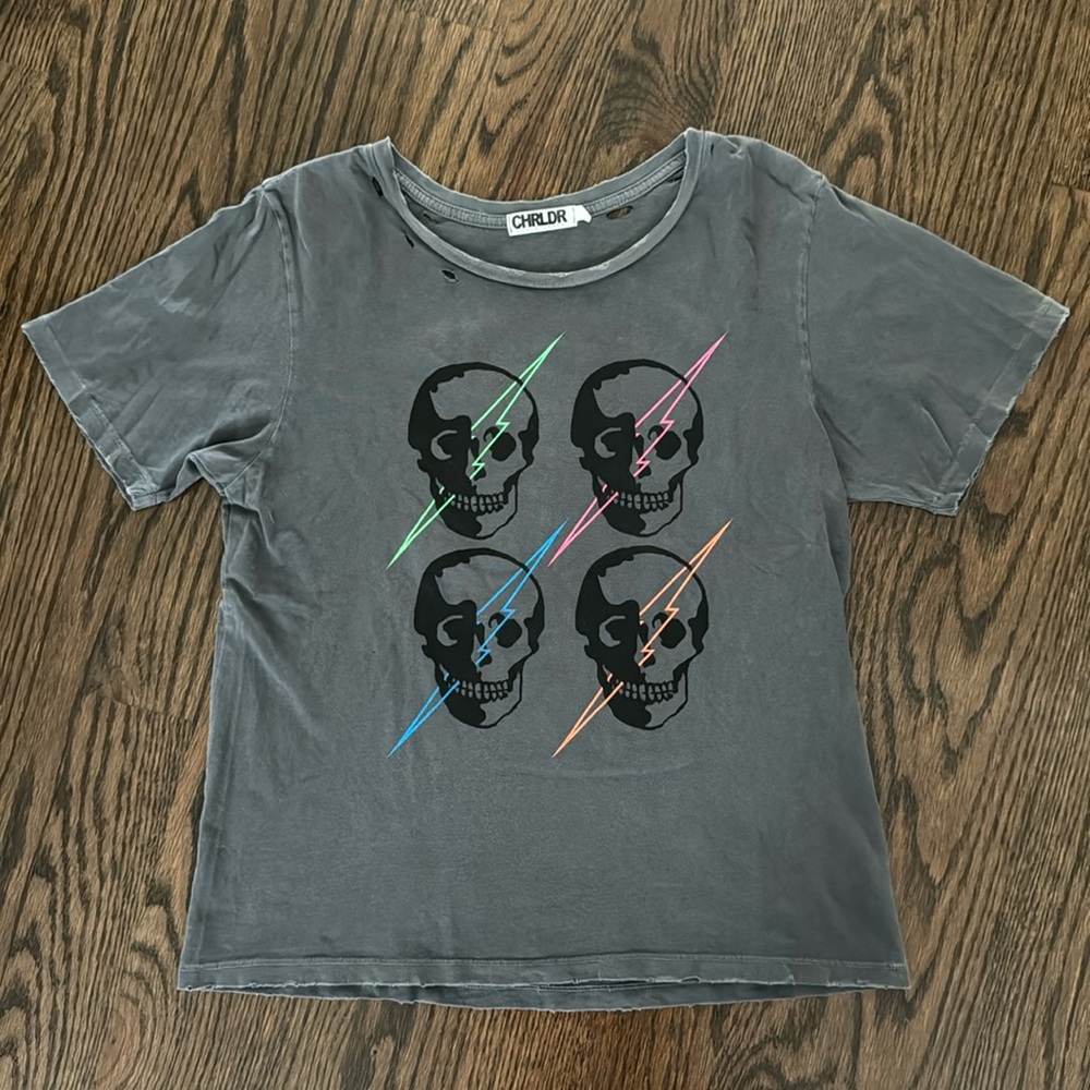 Women’s Distressed Graphic T-Shirt